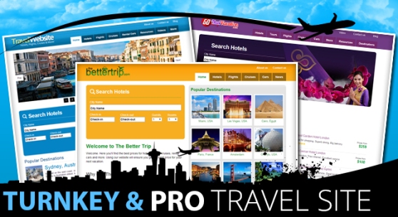 custom travel website 
